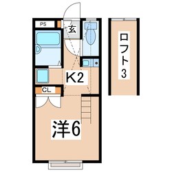 郡山駅 バス15分  第五中学校下車：停歩1分 1階の物件間取画像